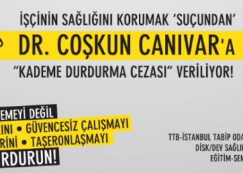 Arş.Gör.Dr. Coşkun Canıvar Kademe Durdurma Cezası