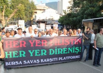 Gazze Saldırısı İle İlgili Protesto