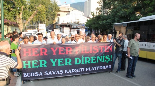 Gazze Saldırısı İle İlgili Protesto
