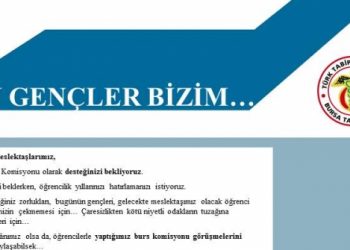 BTO Burs Komisyonu olarak desteğinizi bekliyoruz
