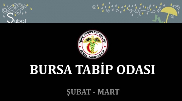 Bursa Tabip Odası Şubat-Mart Çalışma Raporu
