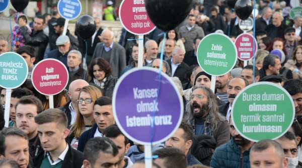 Bursa ölüm santrali istemiyor!