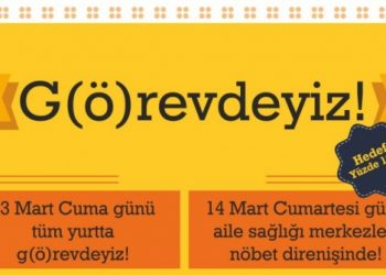 13 Mart Cuma günü G(ö)REVDEYİZ