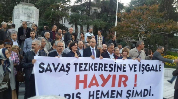 “İŞİD’E DESTEK TEZKERESİNE” HAYIR!