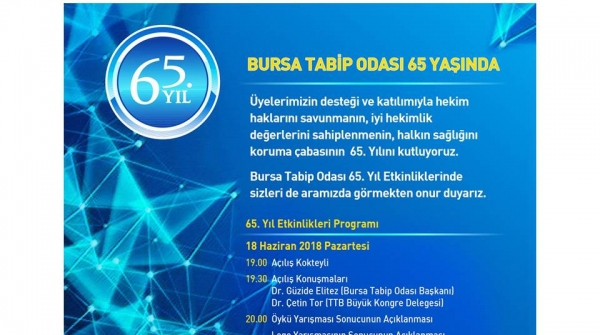 Bursa Tabip Odası mücadelenin 65. yılını kutluyor