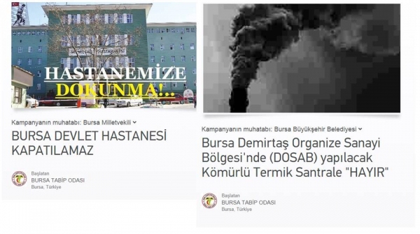 Bursa Tabip Odası Kampanyaları