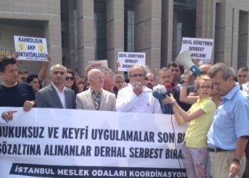 İstanbul Meslek Odaları Koordinasyonu’ndan açıklama: Demokrasi Ve Özgürlük Taleplerini Yok Etmeye Yönelik Baskılar Bizleri Yıldıramayacak