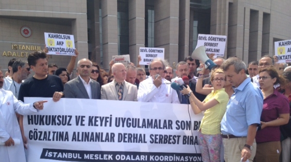 İstanbul Meslek Odaları Koordinasyonu’ndan açıklama: Demokrasi Ve Özgürlük Taleplerini Yok Etmeye Yönelik Baskılar Bizleri Yıldıramayacak