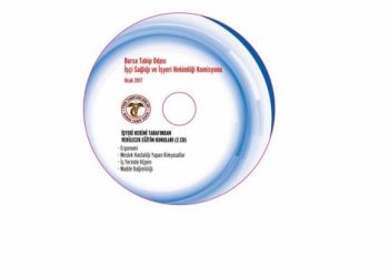 İşyeri Hekimi Tarafından Verilecek Eğitim Konuları 2.CD yayınlandı