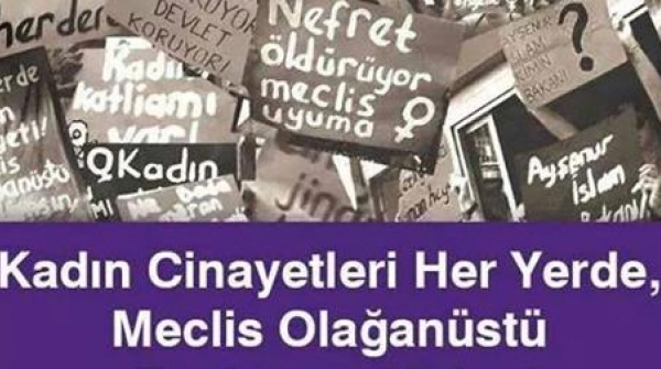 HER YERDE KADIN CİNAYETİ! MECLİS OLAĞANÜSTÜ TOPLANSIN!