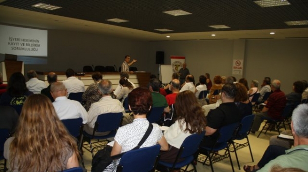 İşyeri Hekimliğinde Tutulması Gereken Kayıtlar ve Uygulama Örnekleri Konulu Toplantı Yapıldı