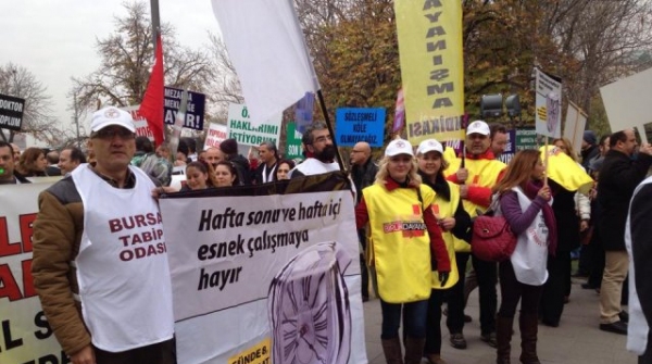 29 Kasım 2014 Aile Hekimliği Eylemi Ankara