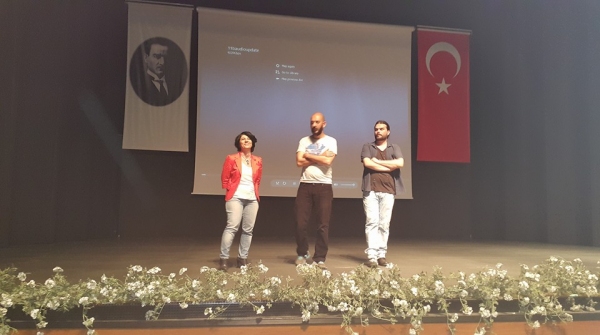 Kara Atlas Belgesel film gösterimi ve gösterim sonrası film ekibiyle söyleşi gerçekleştirildi