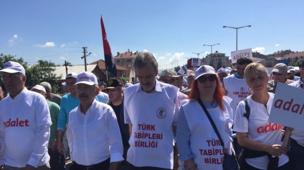 Adalet Yürüyüşüne destek