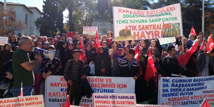 Karaağız Köylülerinin yanındaydık