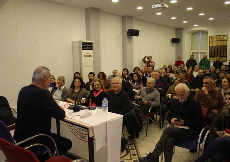 Şükrü Erbaş’ın konuk olduğu TTB Edebiyat Matinelerinin üçüncüsü İzmir’de gerçekleştirildi