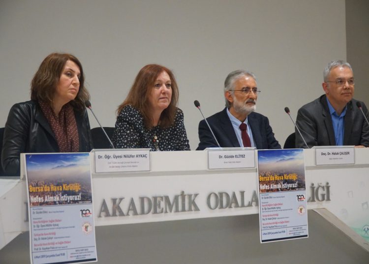 “Bursa’da Hava Kirliliği: Nefes Almak İstiyoruz!” konulu panel yapıldı