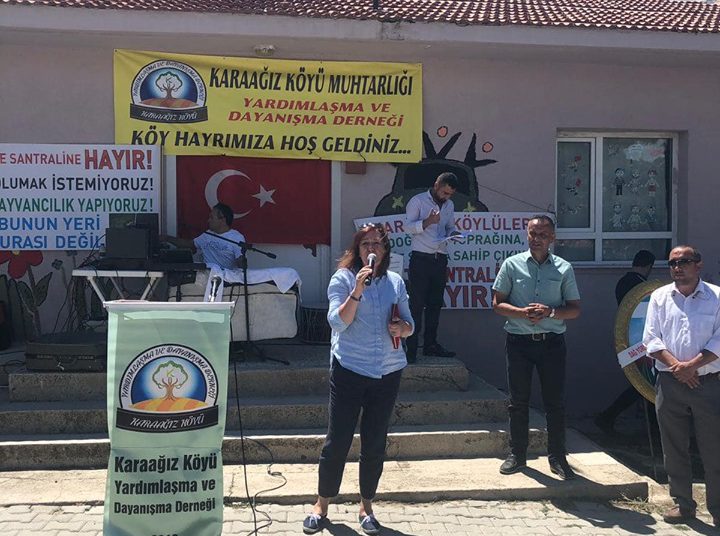 Karaağız Köyü Muhtarlığı Yardımlaşma ve Dayanışma Derneği’nden Odamıza Teşekkür Plaketi