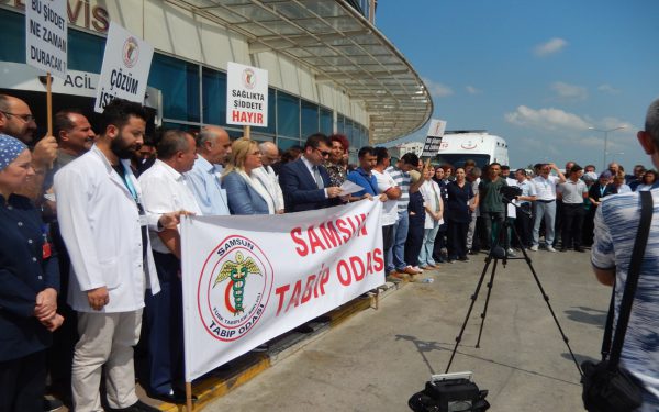 Bafra’da hekime şiddet