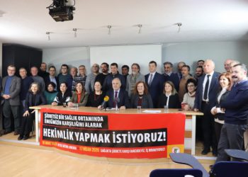 TTB’nin 11 Ocak-17 Nisan eylem takvimi, tabip odaları temsilcilerinin de katıldığı basın toplantısıyla açıklandı