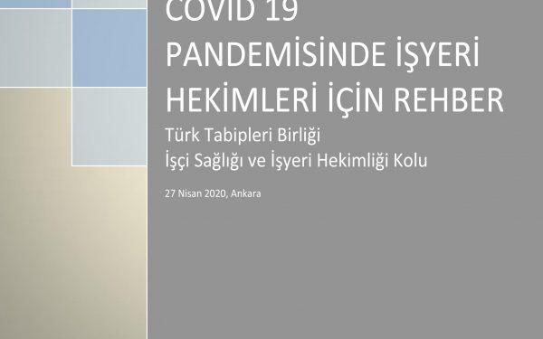 TTB’den İşyerinde Pandemiye Hazırlık Rehberi