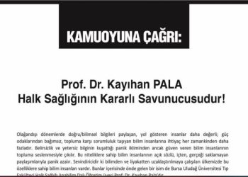 Tabip odalarından Prof. Dr. Kayıhan Pala’ya destek