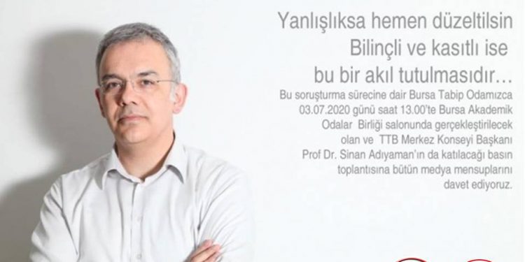 TTB COVID-19 İzleme Kurulu Üyesi Halk Sağlığı Uzmanı Prof. Dr. Kayıhan PALA’ya Bilimsel Açıklamalarından Dolayı Soruşturma açıldı!