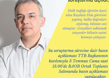 Prof. Dr. Kayıhan Pala’nın halkı yanlış bilgilendirdiği ve paniğe sevk ettiği iddia edilen röportajı yorumlara ve vicdanlara sunuyoruz.