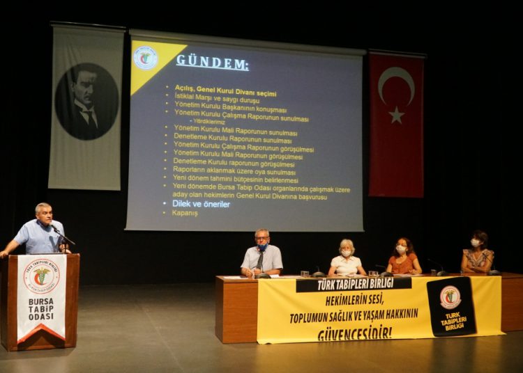 Bursa Tabip Odası Olağan Seçimli Genel Kurulu yapıldı.