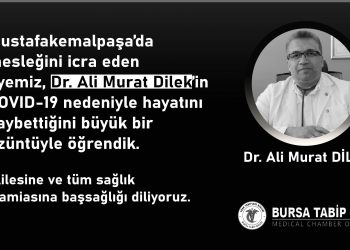 COVID-19 nedeniyle üyemiz Ali Murat Dilek’i kaybettik… Acımız çok büyük!