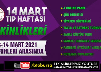 14 Mart Tıp Haftası Etkinlikleri başlıyor