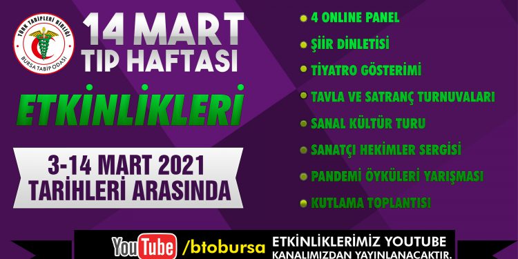 14 Mart Tıp Haftası Etkinlikleri başlıyor