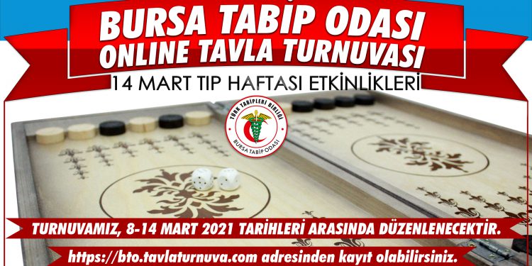 14 Mart Tıp Haftası: Online Tavla Turnuvası Açılışı