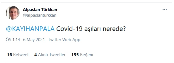 Twitter’da “COVID-19 aşıları nerede?” akımı başladı