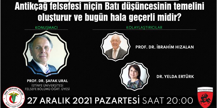 Bursa Tabip Odası Felsefe Konferansları Devam Ediyor