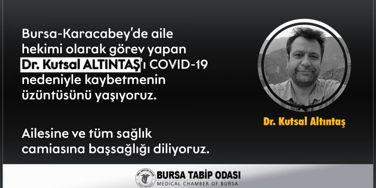 Dr. Altıntaş’ı kaybetmenin üzüntüsünü yaşıyoruz