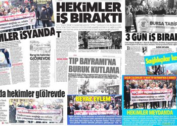 Eylemimiz Manşetlerde!