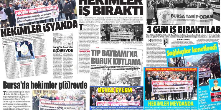 Eylemimiz Manşetlerde!