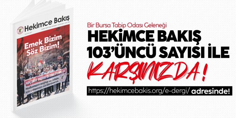 Hekimce Bakış’ın 103’üncü sayısı yayınlandı