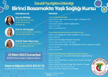 Birinci Basamakta Yaşlı Sağlığı Kursu
