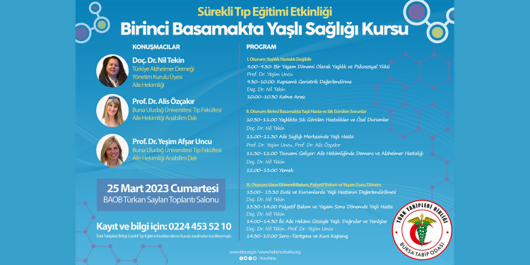 Birinci Basamakta Yaşlı Sağlığı Kursu