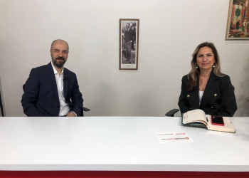 BTO Başkanı Dr. Levent Tufan Kumaş Aysın Komitgan’ın Konuğu Oldu