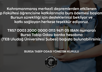 Depremzede öğrencilere burs vermeye başladık