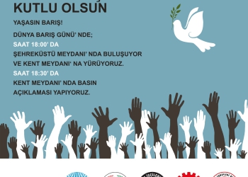 1 Eylül Dünya Barış Günü Kutlu Olsun…