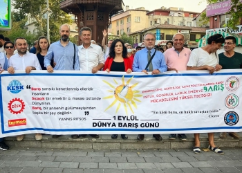 Bursa’da 1 Eylül Dünya Barış Günü Yürüyüşü