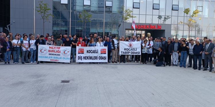 TTB, Marmara Bölgesi Tabip Odaları ve Kocaeli Tabip Odası Kocaeli’de 3 Hekimin Darp Edilmesini Protesto Etti