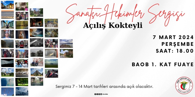 Sanatçı Hekimler Sergisi Açılış Kokteyli