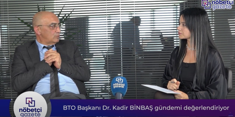 Bursa Tabip Odası Başkanı Dr. Kadir Binbaş, Seçil Semiz Özcan’ın Konuğu Oldu
