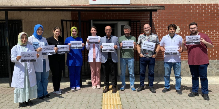 Sağlık Çalışanları On Haftadır Vergide Adalet İstiyor!