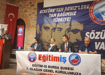 Eğitim – İş Bursa Şubesi 7. Olağan Genel Kurul Toplantısı Katıldık